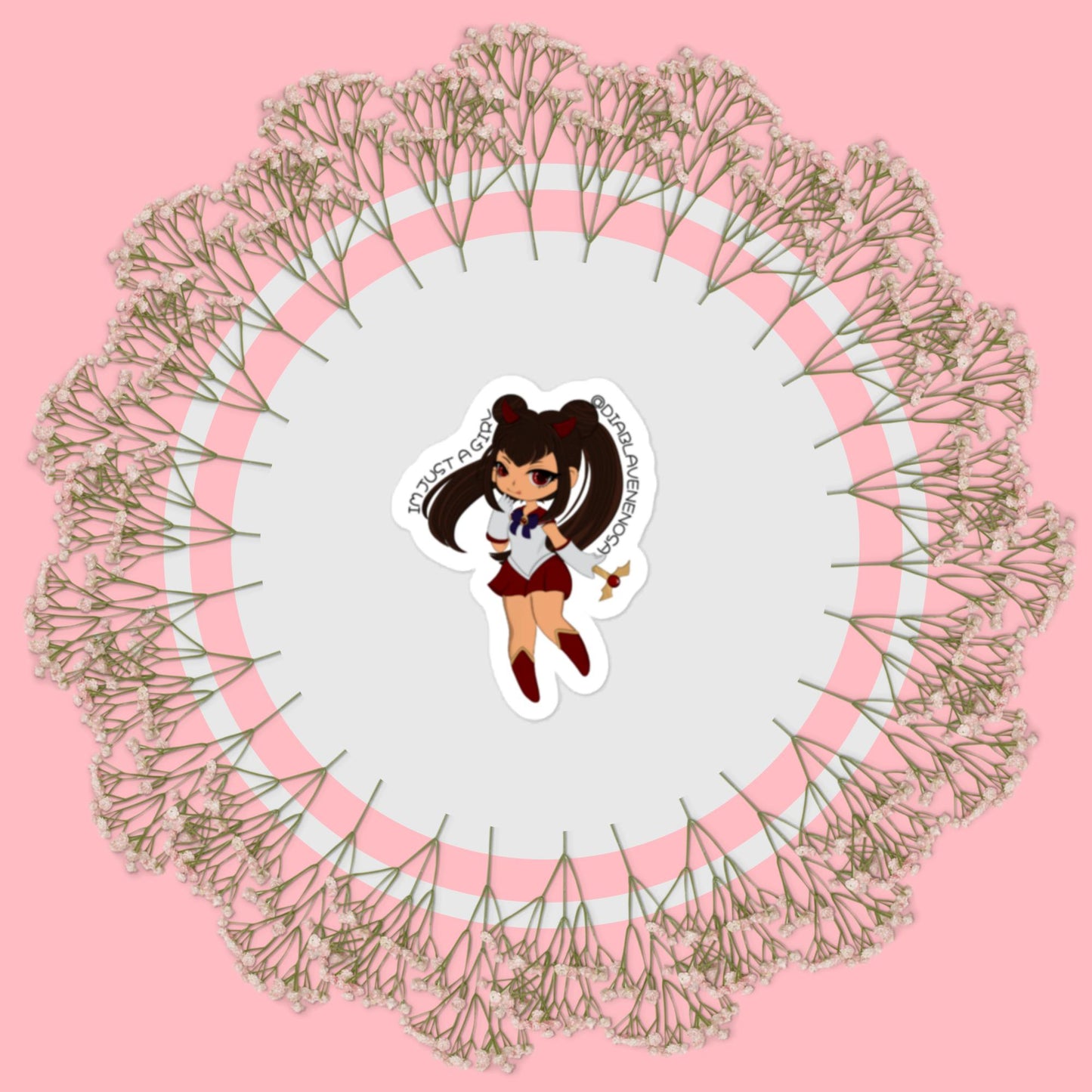 K) I'm Just A Girl - Sticker