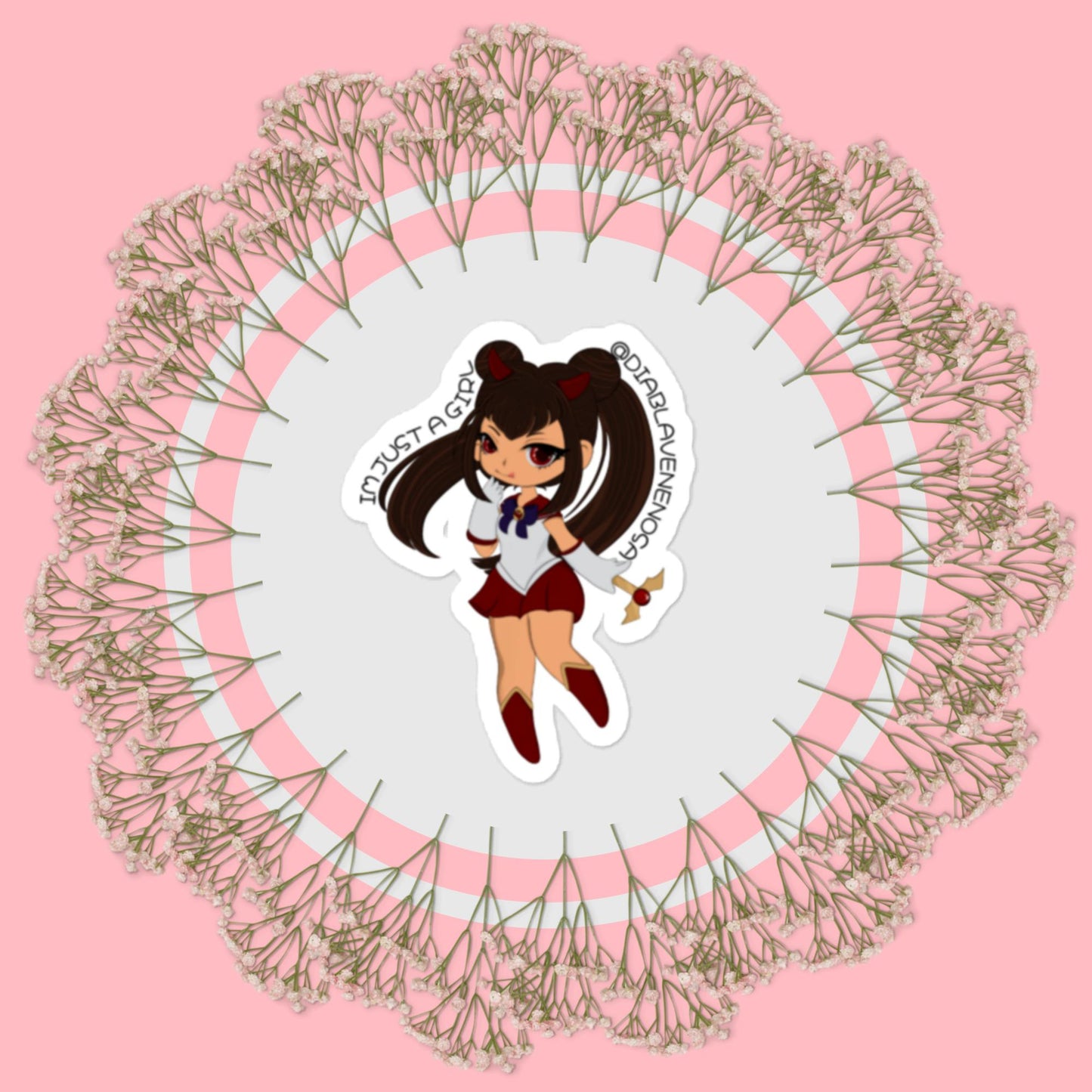 K) I'm Just A Girl - Sticker
