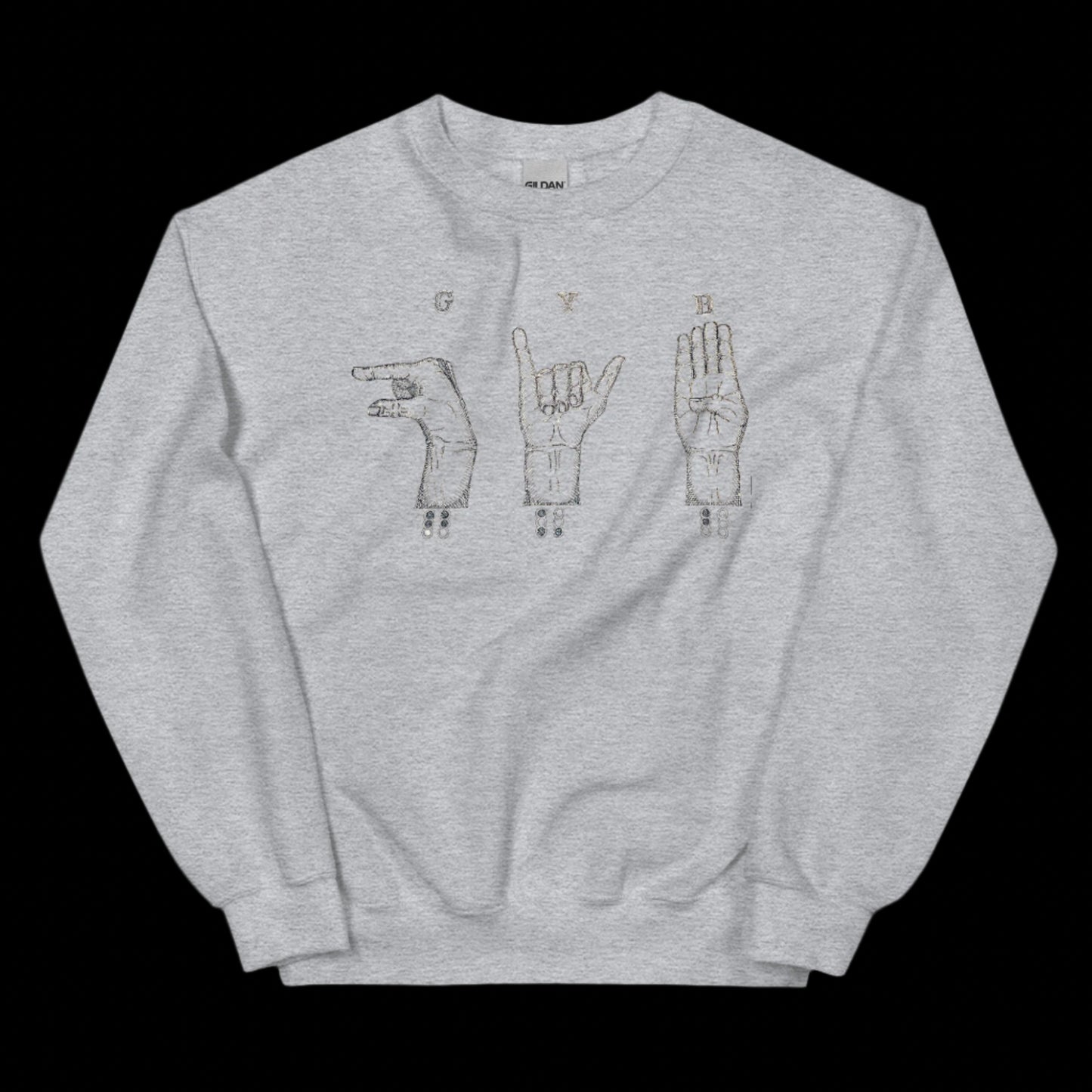 B) Universal Language GYB - Unisex Sweatshirt