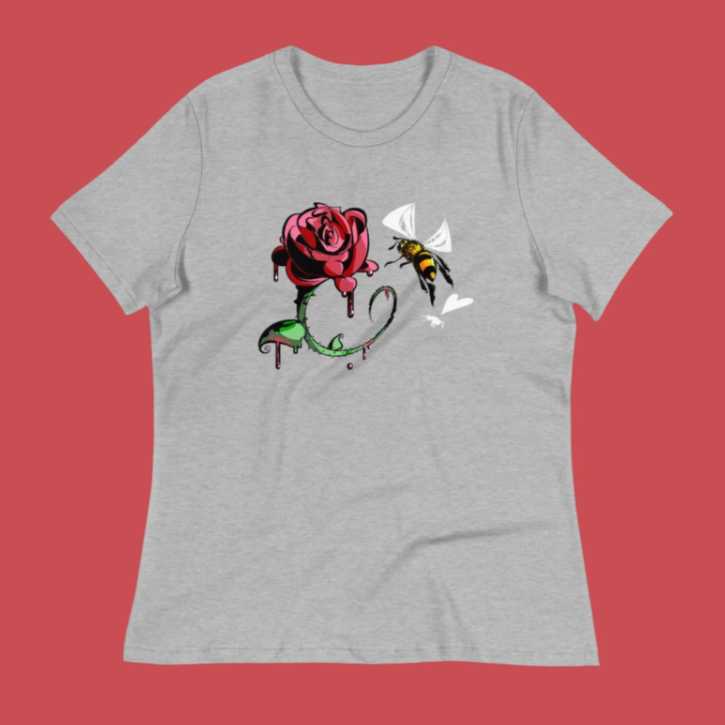 E) Crimson Junk 2 - Women's Relaxed T-Shirt