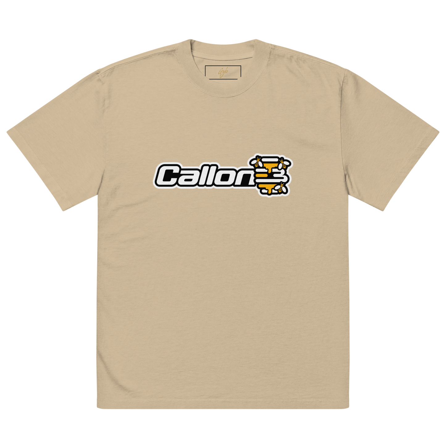 A) Callon B  - Oversized faded t-shirt
