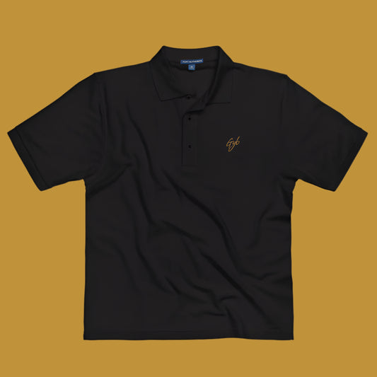 A) GYB Classic - Embroidered Men's Premium Polo